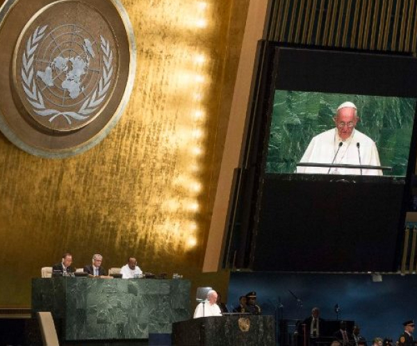 Il discorso di papa Francesco all'ONU (25-09-2015)