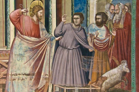 Jésus et les vendeurs du Temple (Jn 2, 13-25) (Fray Marcos)